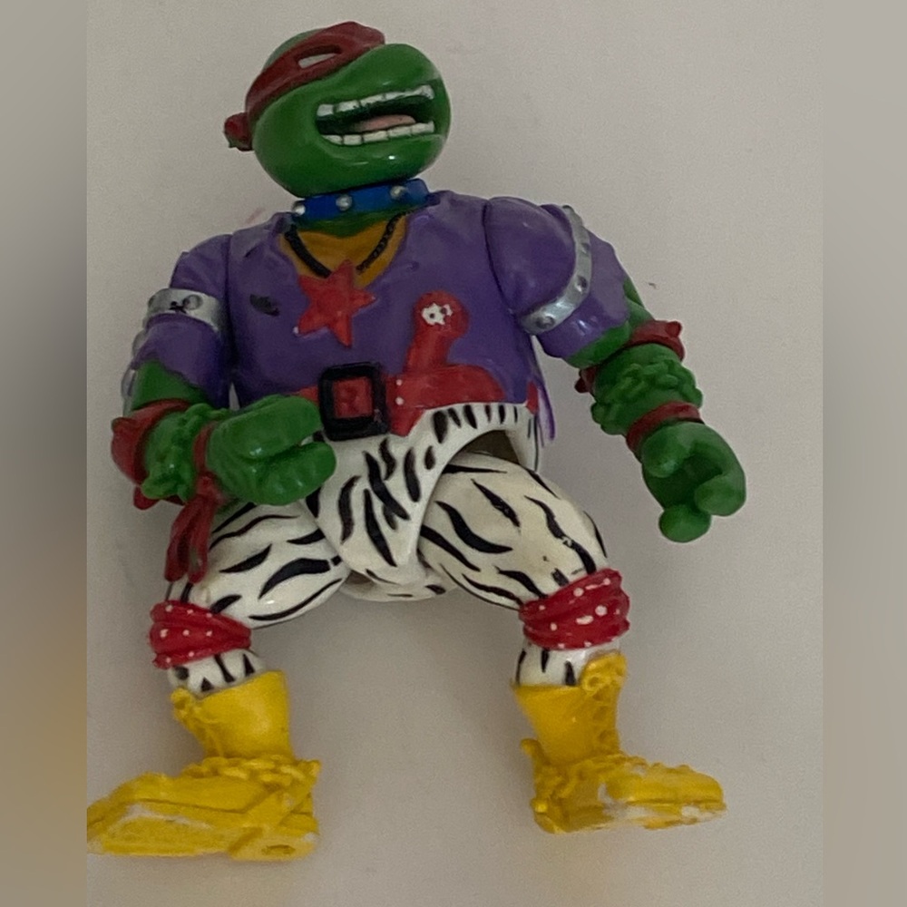TMNT Teenage Mutant Ninja Turtles 1991 Heavy Metal Ralph Raphael Loose Fogure - Picture 11 of 14